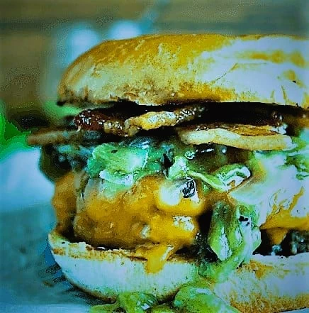 Green Chile-Bacon Cheeseburgers