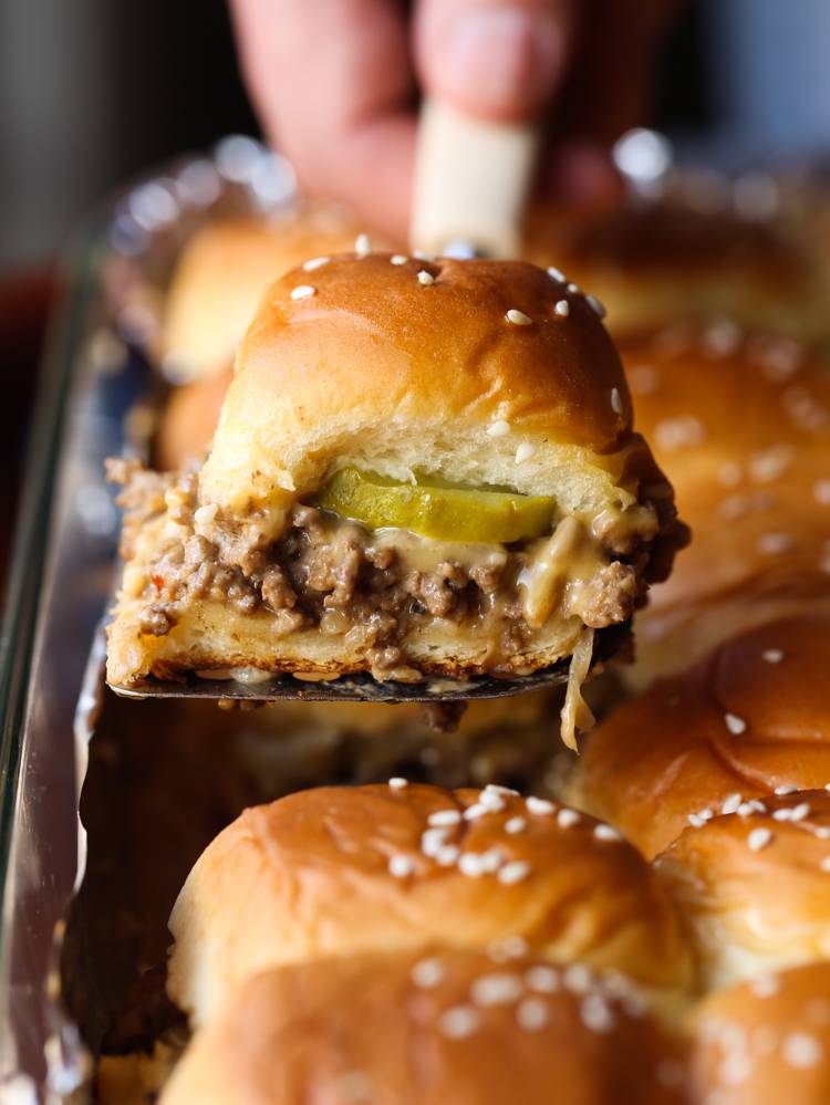 Hawaiian-A1 Cheeseburger Sliders