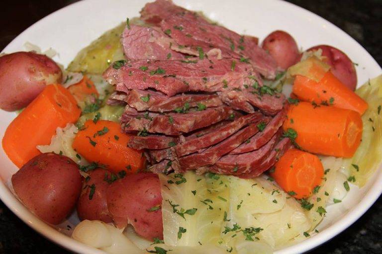 Ruthie’s Corned Beef & Cabbage with Horseradish and Mustard