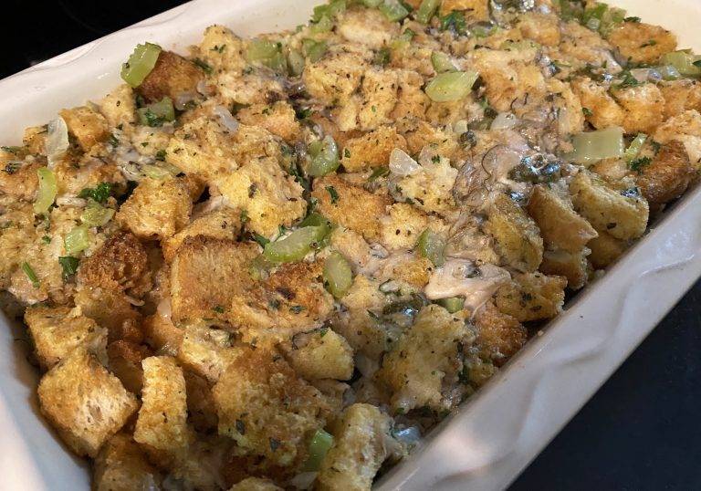 “Ruthie’s” Oyster-Sausage Dressing