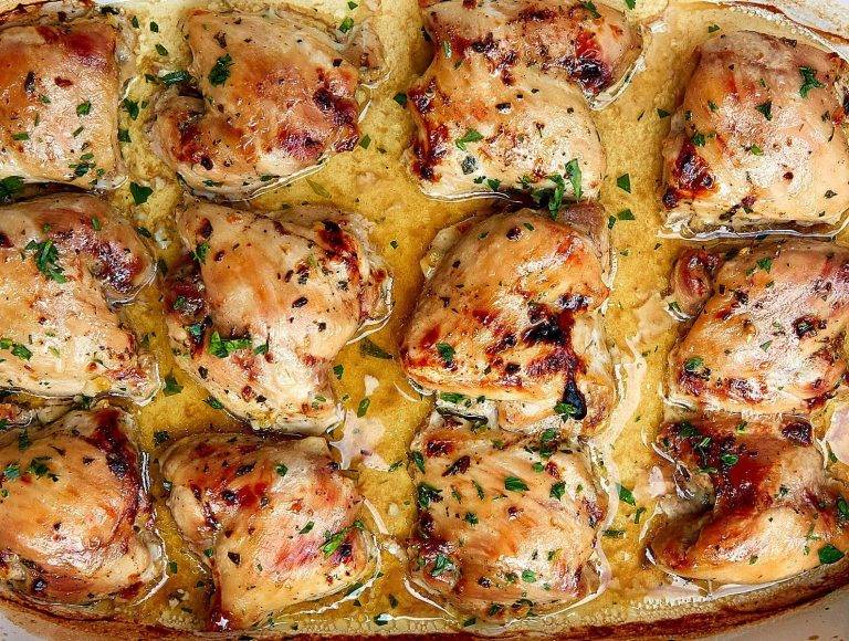 Baked Maple Chicken Thighs