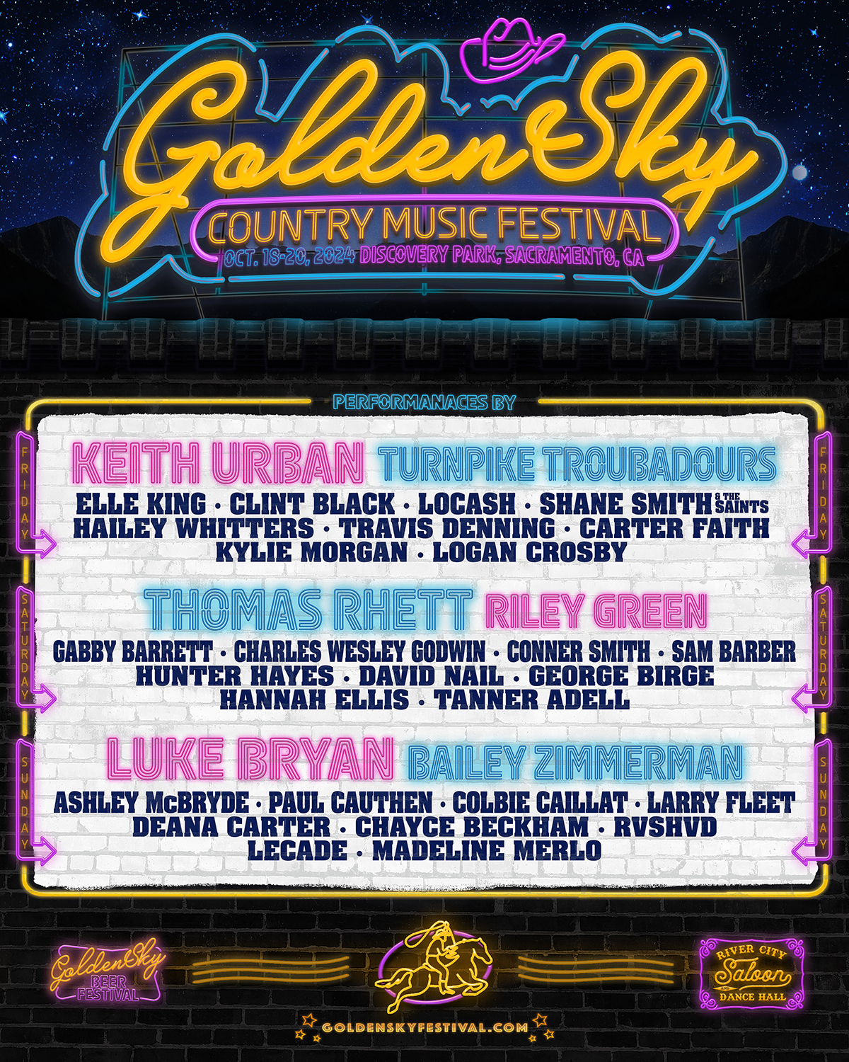 Golden Sky 2024 Line Up!