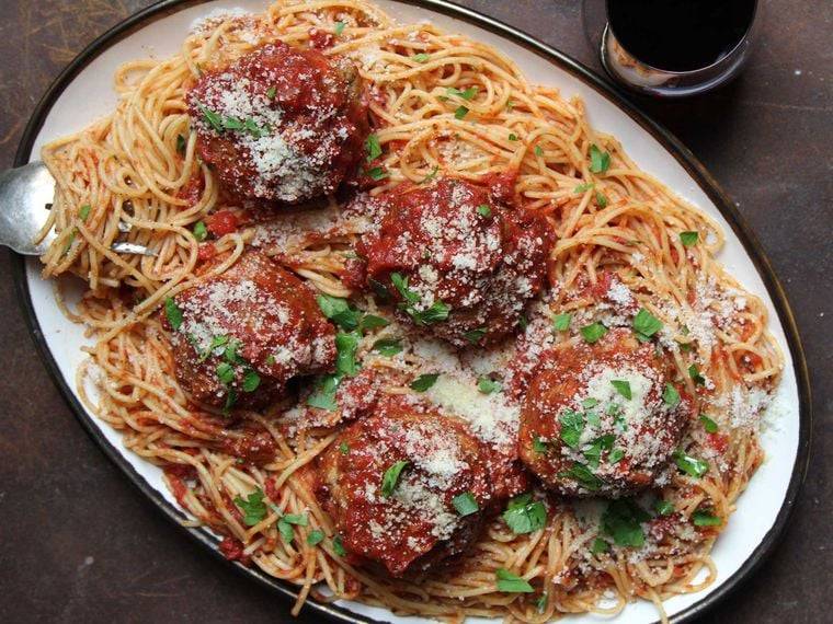 Tappan Out Spaghetti and Meatballs