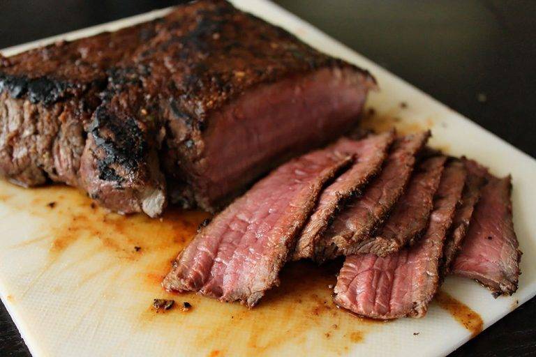 Marinated London Broil with Cowboy Butter Sauce