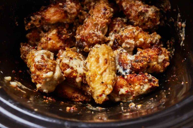 Crock-Pot Garlic-Honey-Parmesan Wings