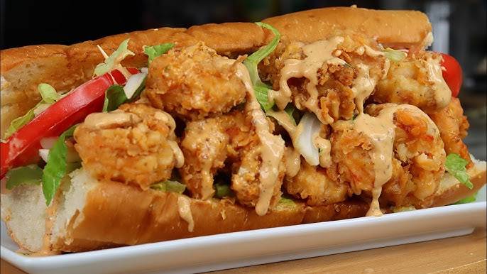 Air Fried Shrimp Po’ Boys