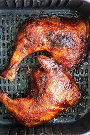 Air-Fried BBQ Chicken Quarters
