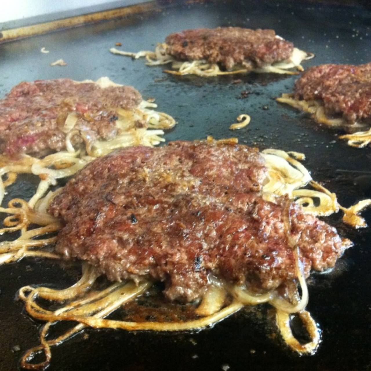 Oklahoma Onion Smash Burgers