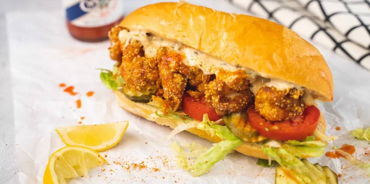 Louisiana Shrimp Po Boy with Rémoulade