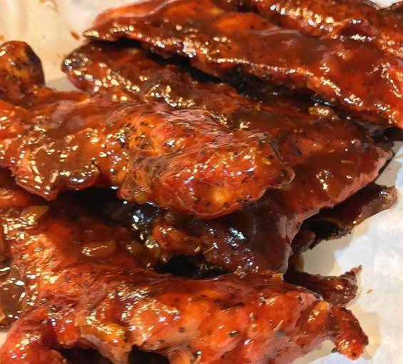 Dr. Pepper-BBQ Riblets in the Crock Pot