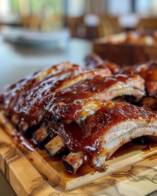 Best Ever Baby Back Ribs & Watermelon Salad with Cucumber, Feta & Honey-Lime Dressing