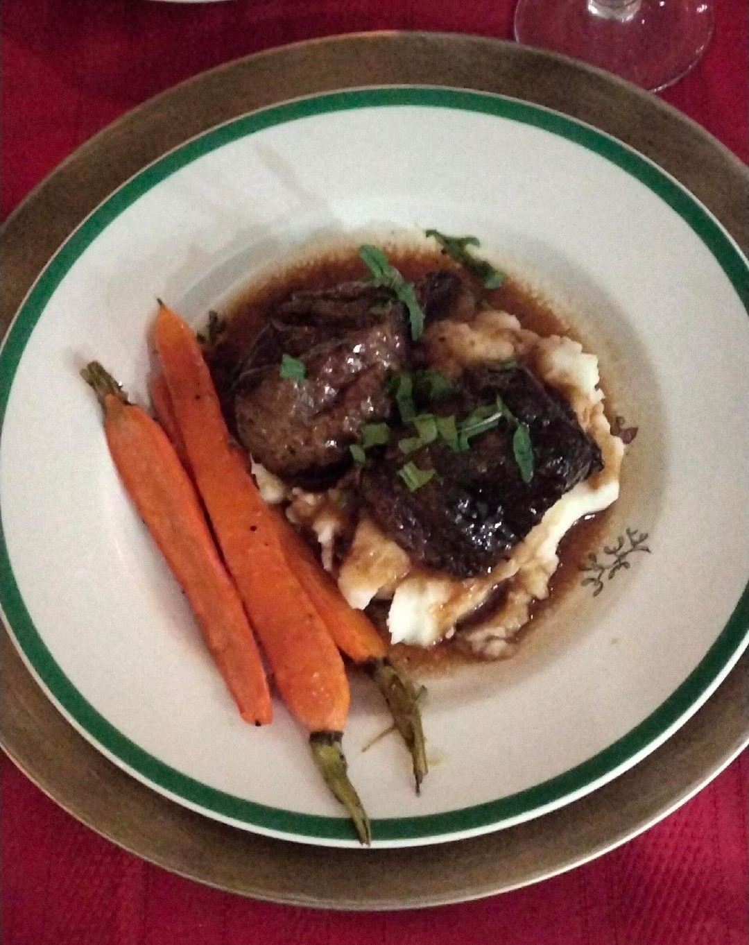Braised Hoisin Beer Short Ribs with Creamy Mashed Potatoes