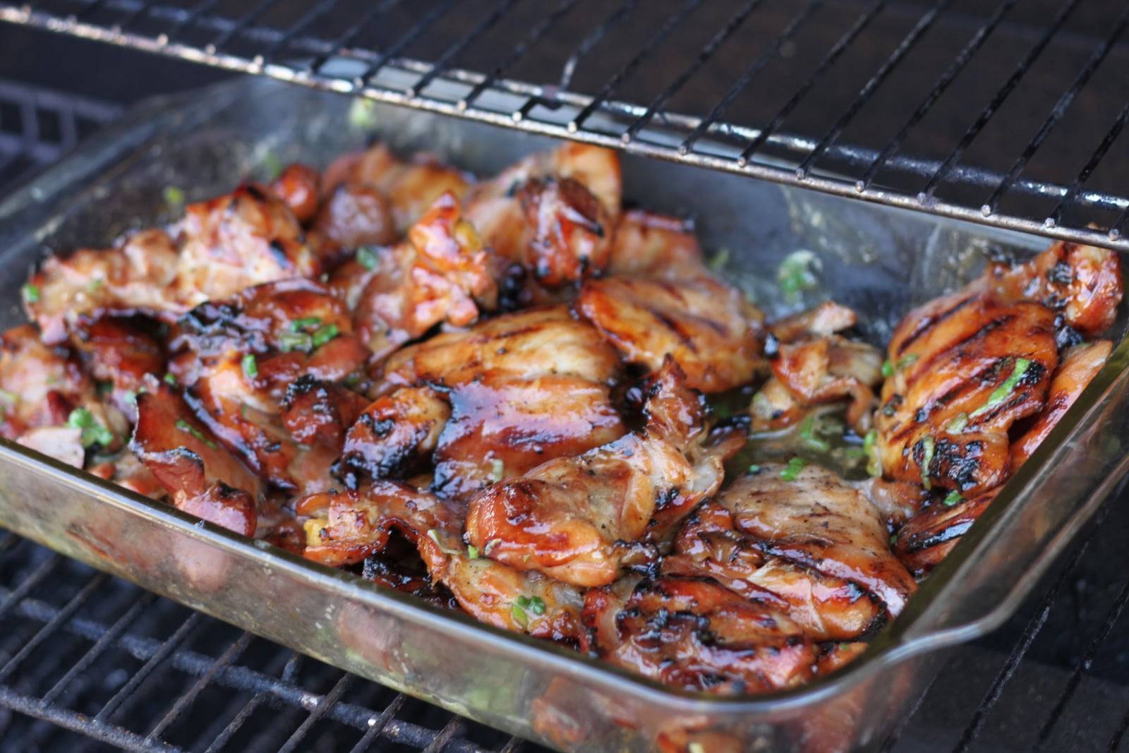 Grilled Hawaiian Chicken Thighs