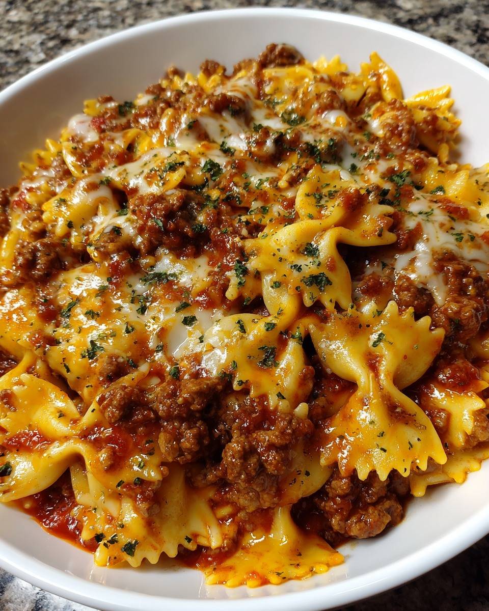Bowtie Pasta with Italian Sausage