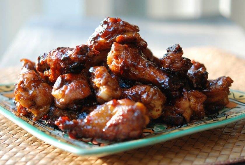 Sticky Honey-Soy Chicken Wings