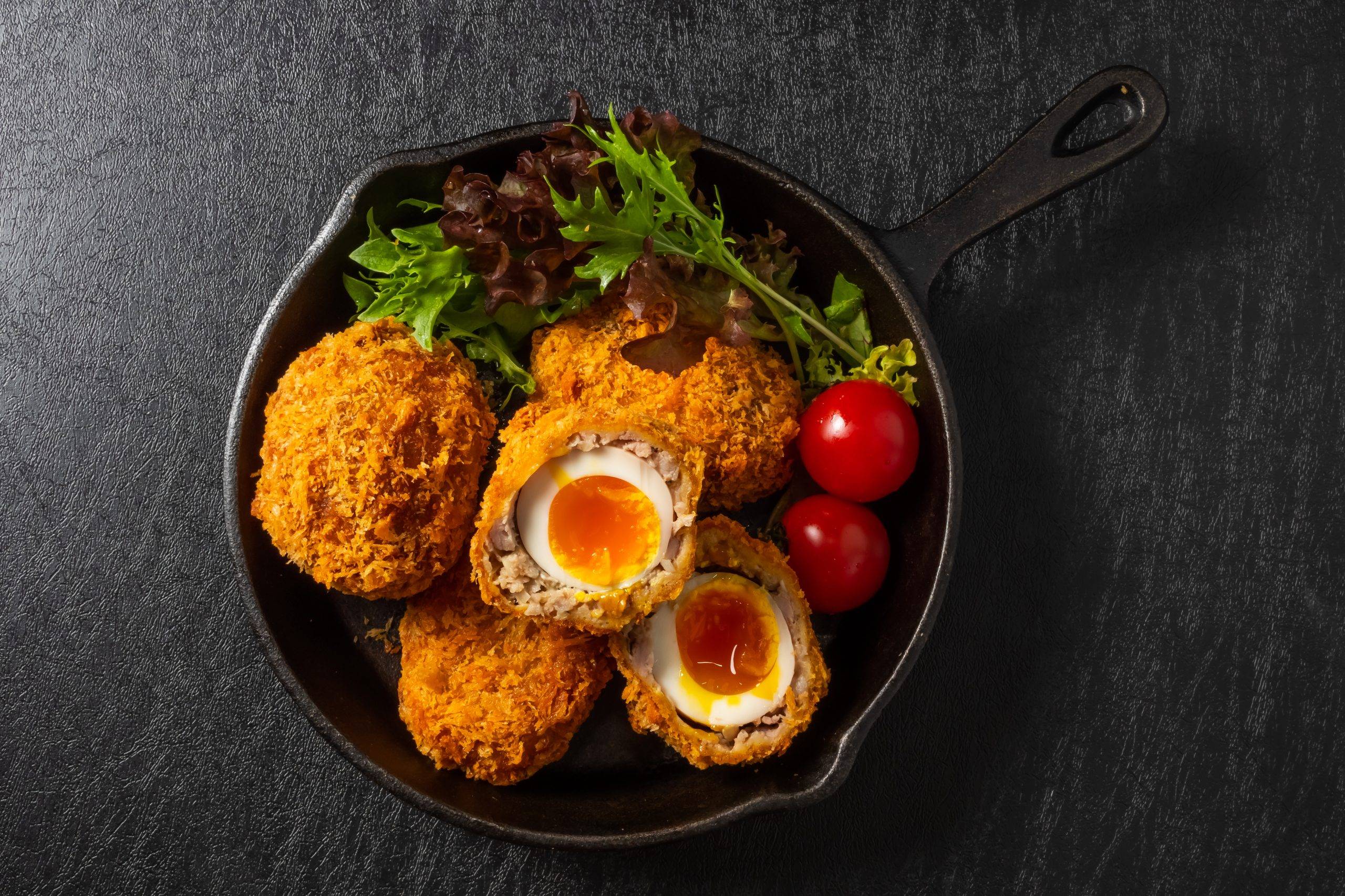 Scotch Eggs with Creamy Mustard Sauce