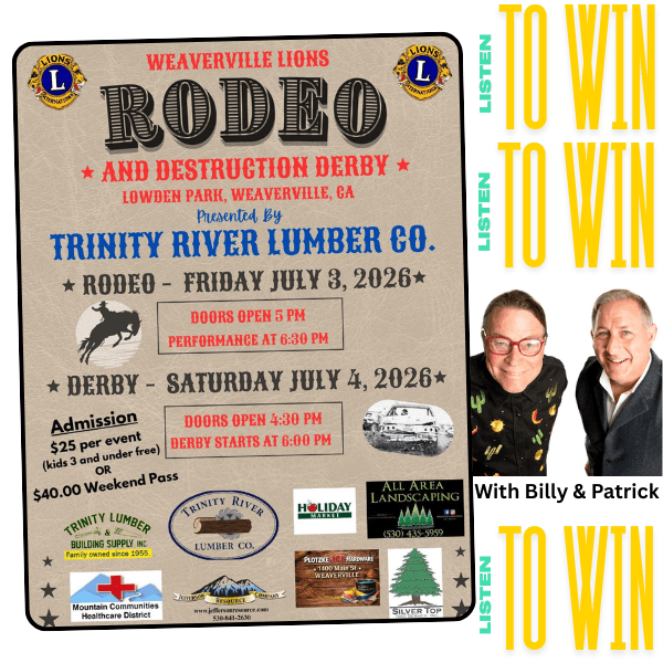 Win Weaverville Rodeo Tickets