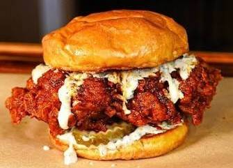Nashville Hot Fried Chicken Sandwich