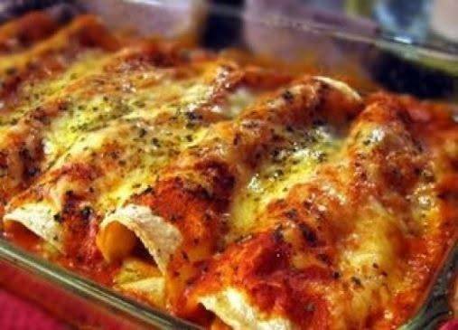 Chicken Enchiladas Rojas
