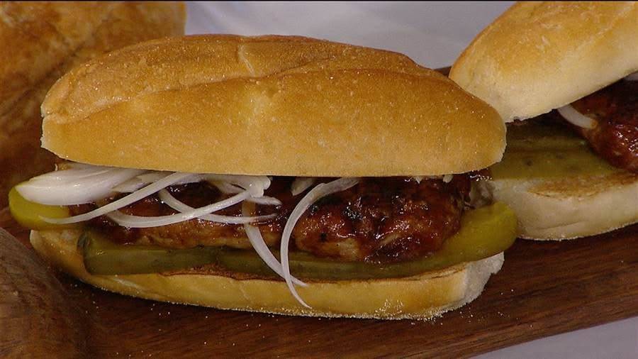 Al Roker’s homemade version of McDonald’s McRib Sandwich